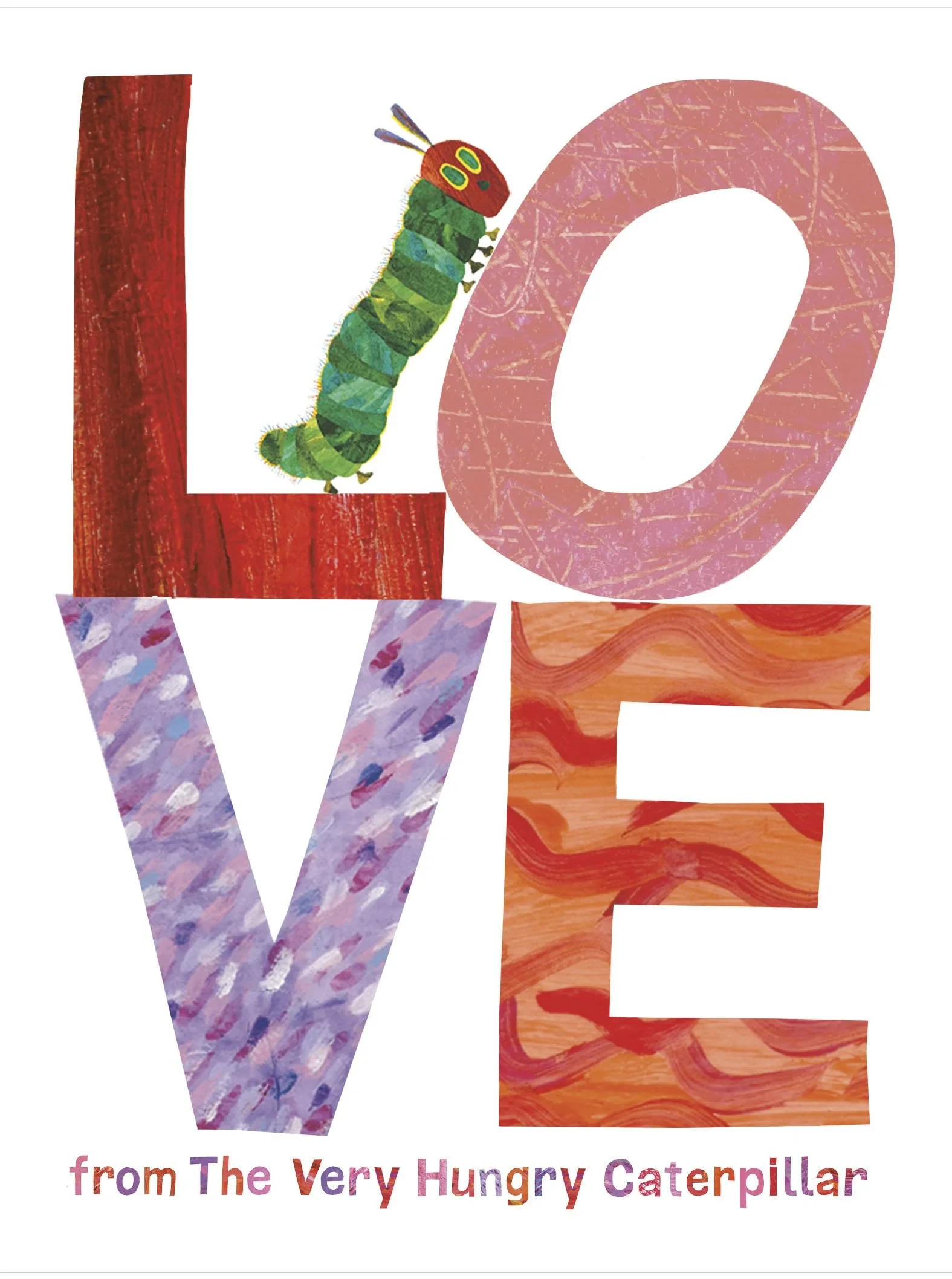 Coperta cărții "Love from The Very Hungry Caterpillar" de Eric Carle