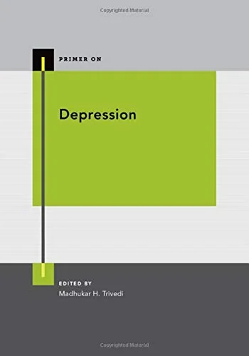 Coperta cărții "Depression (Primer On Series)" de Madhukar H. Trivedi, Steven M. Strakowski