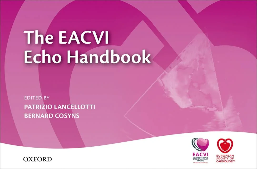 Coperta cărții "The EACVI Echo Handbook" de Patrizio Lancellotti