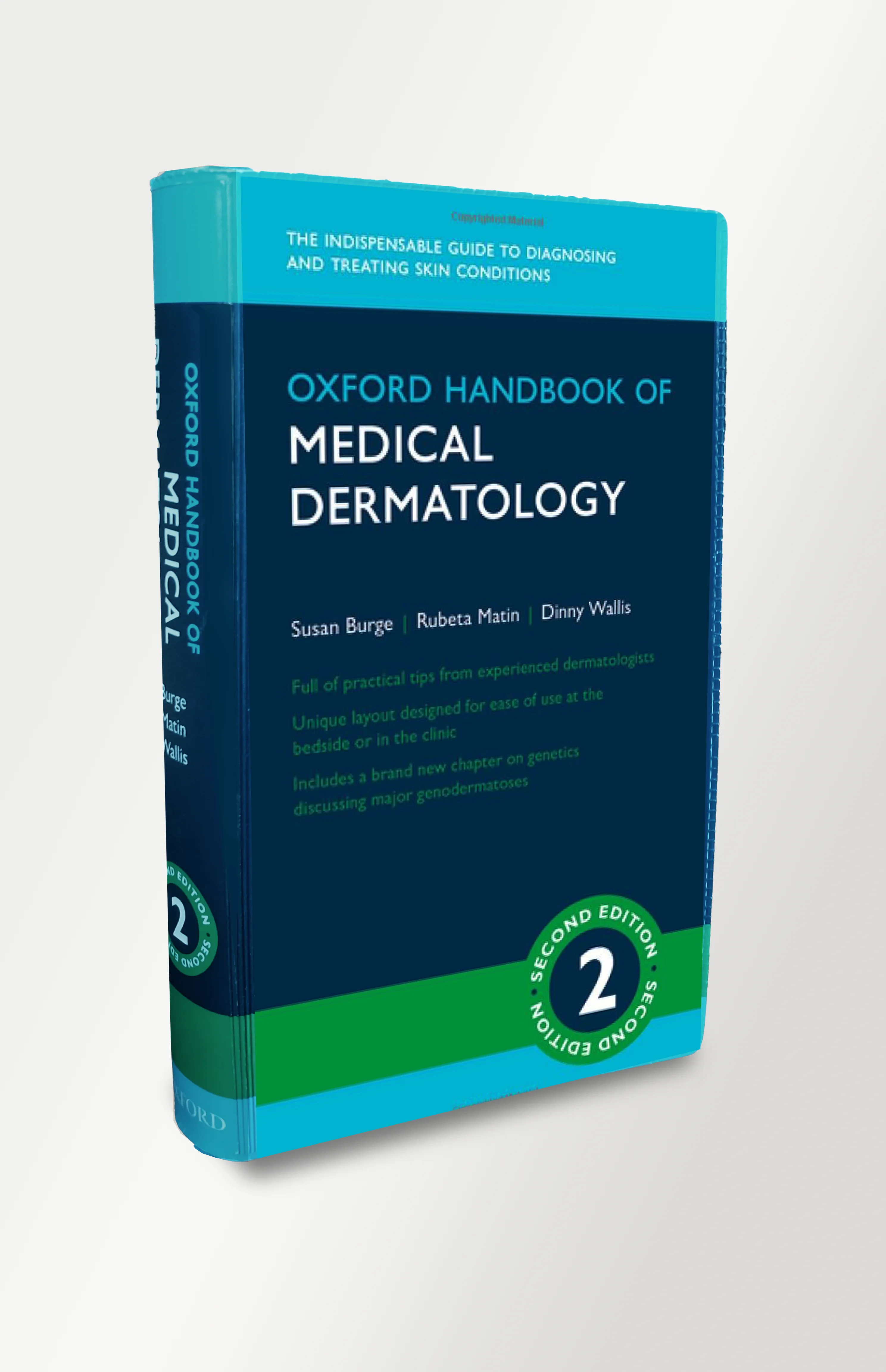Coperta cărții "Oxford Handbook of Medical Dermatology" de Susan Burge, Rubeta Matin, Dinny Wallis