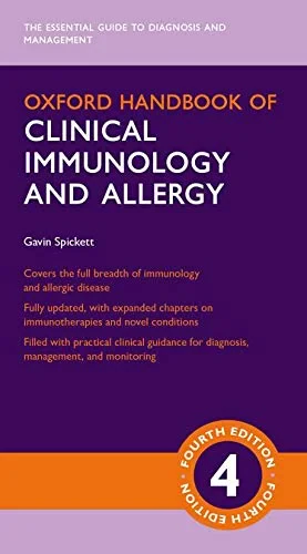 Coperta cărții "Oxford Handbook of Clinical Immunology and Allergy (Oxford Medical Handbooks)" de Gavin Spickett