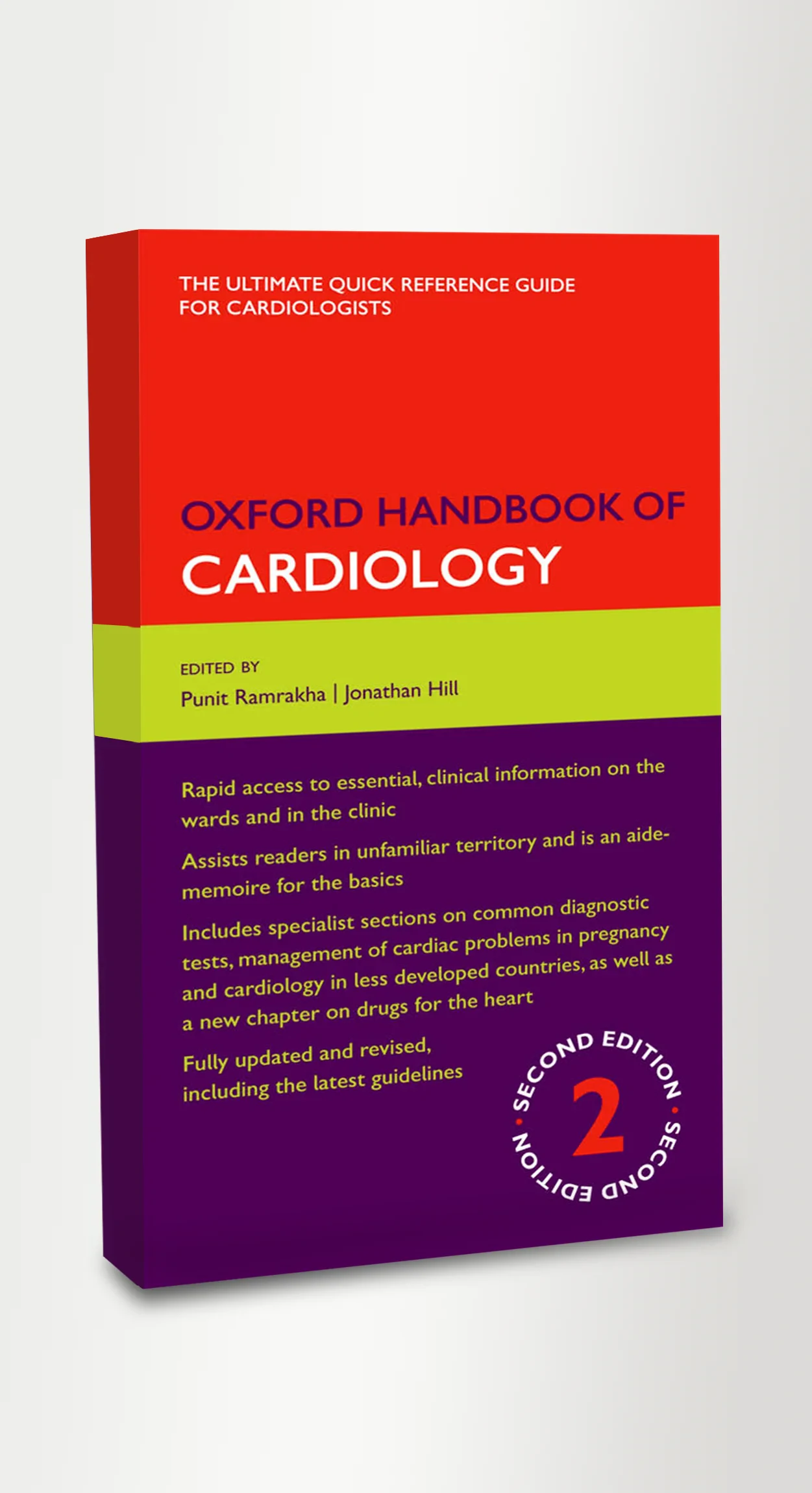 Coperta cărții "Oxford Handbook of Cardiology. 3th Edition" de Punit Ramrakha