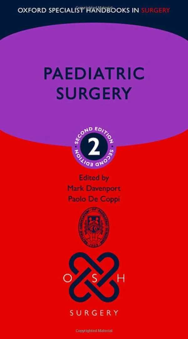 Coperta cărții "Paediatric Surgery" de Mark Davenport, Paolo De Coppi