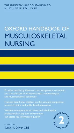 Coperta cărții "Oxford Handbook of Musculoskeletal Nursing" de Oliver OBE, Susan M.