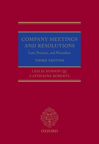 Company Meetings and Resolutions