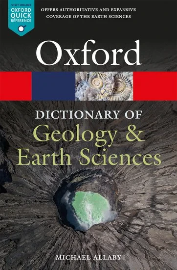 Coperta cărții "A Dictionary of Geology and Earth Sciences" de Michael, Allaby