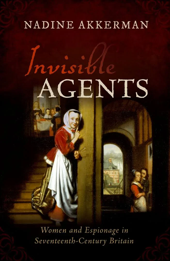 Coperta cărții "Invisible Agents" de Akkerman, Nadine