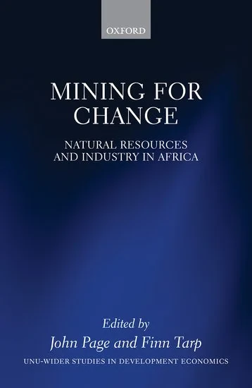 Coperta cărții "Mining for Change" de John; Tarp, Finn, Page, John, Tarp