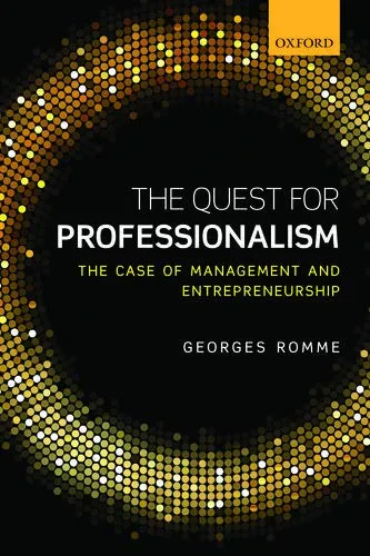 Coperta cărții "The Quest for Professionalism" de Romme, Georges
