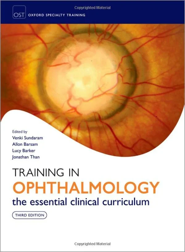 Coperta cărții "Training in Ophthalmology" de Venki Sundaram, Allon Barsam, Lucy Barker, Jonathan Than Matthew D. Gardiner
