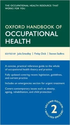 Coperta cărții "Oxford Handbook of Occupational Health (Oxford Medical Handbooks)" de Julia Smedley