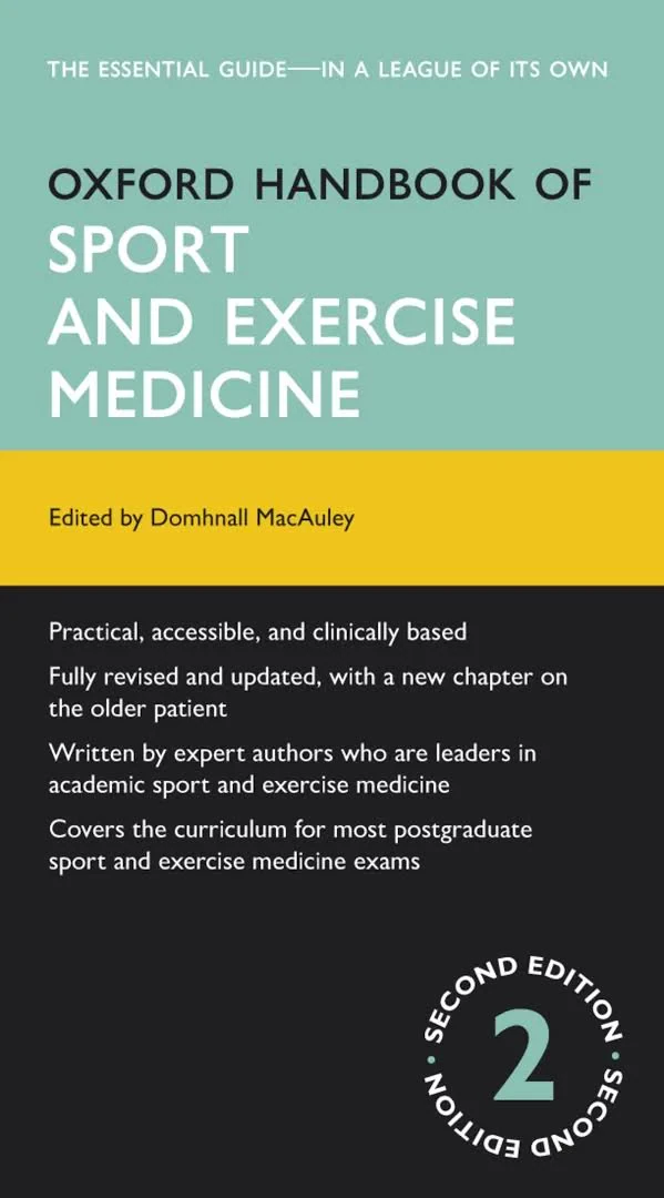 Coperta cărții "Oxford Handbook of Sport and Exercise Medicine (Oxford Medical Handbooks)" de Domhnall MacAuley