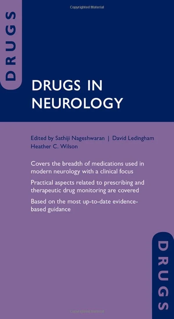 Coperta cărții "Drugs in Neurology" de Sathiji Nageshwaran, David Ledingham, Heather C. Wilson, Anthony Dickenson