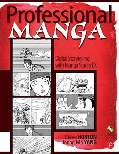 Coperta cărții "Professional Manga" de Steve Horton, Jeong Mo Yang