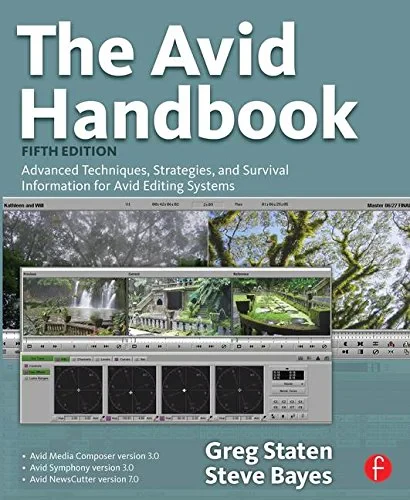 Coperta cărții "The Avid Handbook" de Greg Staten, Steve Bayes