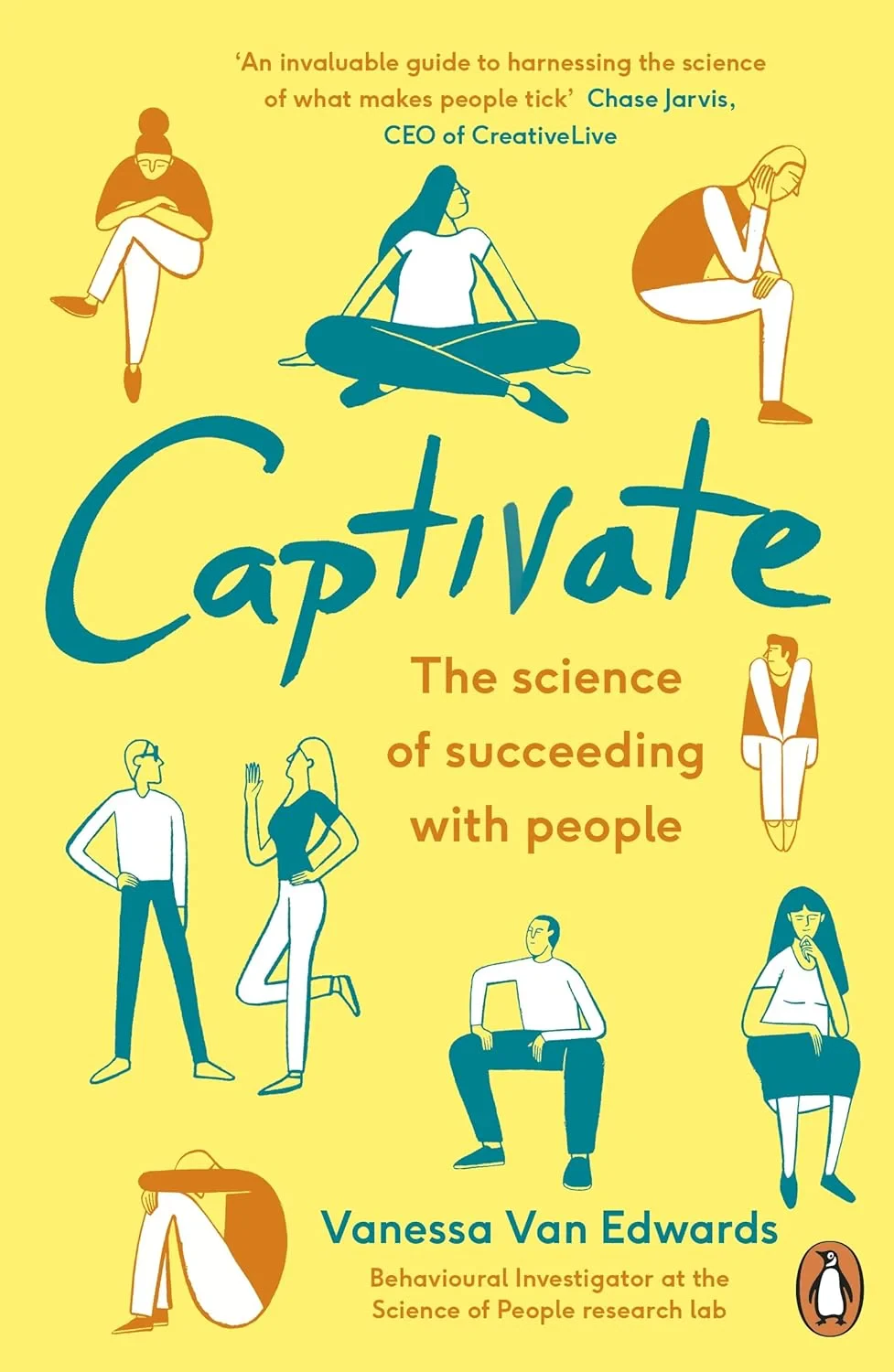 Coperta cărții "Captivate: The Science of Succeeding with People" de Vanessa Van Edwards