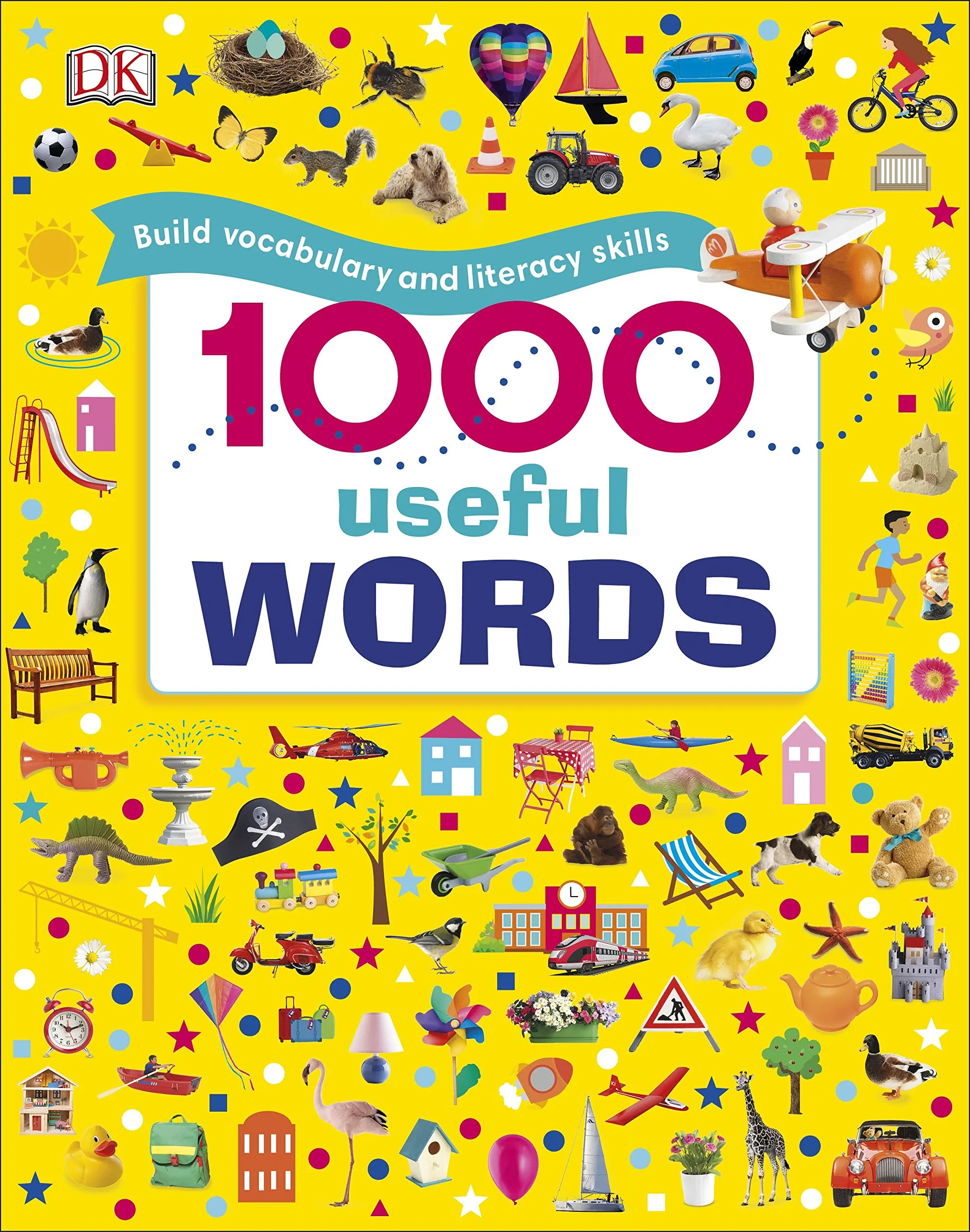 Coperta cărții "1000 Useful Words: Build Vocabulary and Literacy Skills " de DK