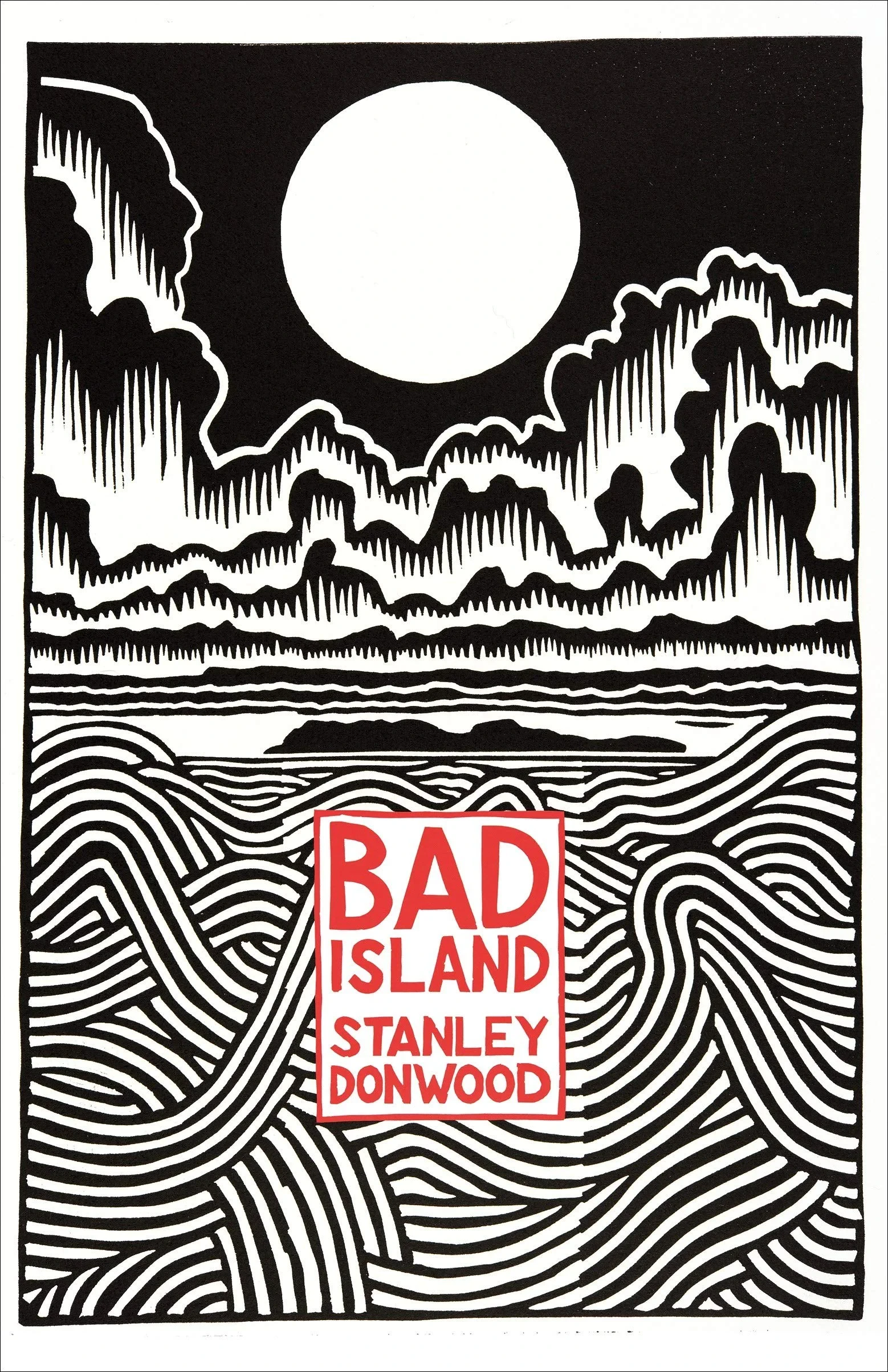 Coperta cărții "Bad Island" de Stanley Donwood