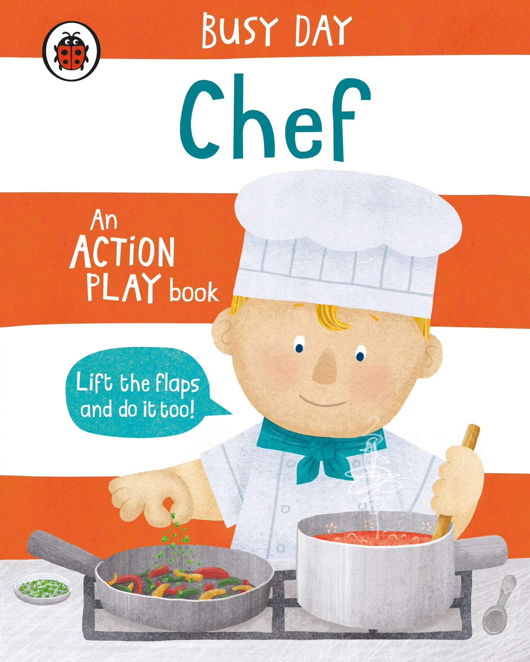 Coperta cărții "Busy Day: Chef: An action play book " de Dan Green