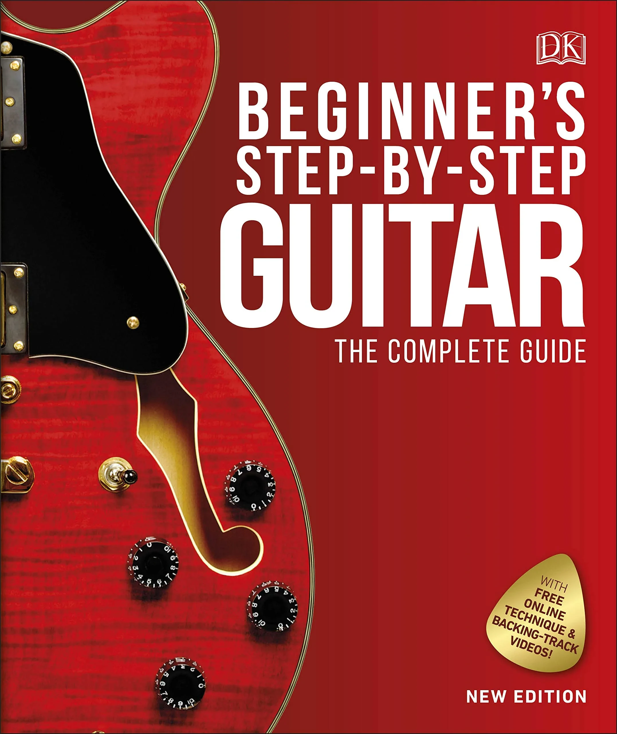 Coperta cărții "Beginner’s Step-by-Step Guitar: The Complete Guide " de DK