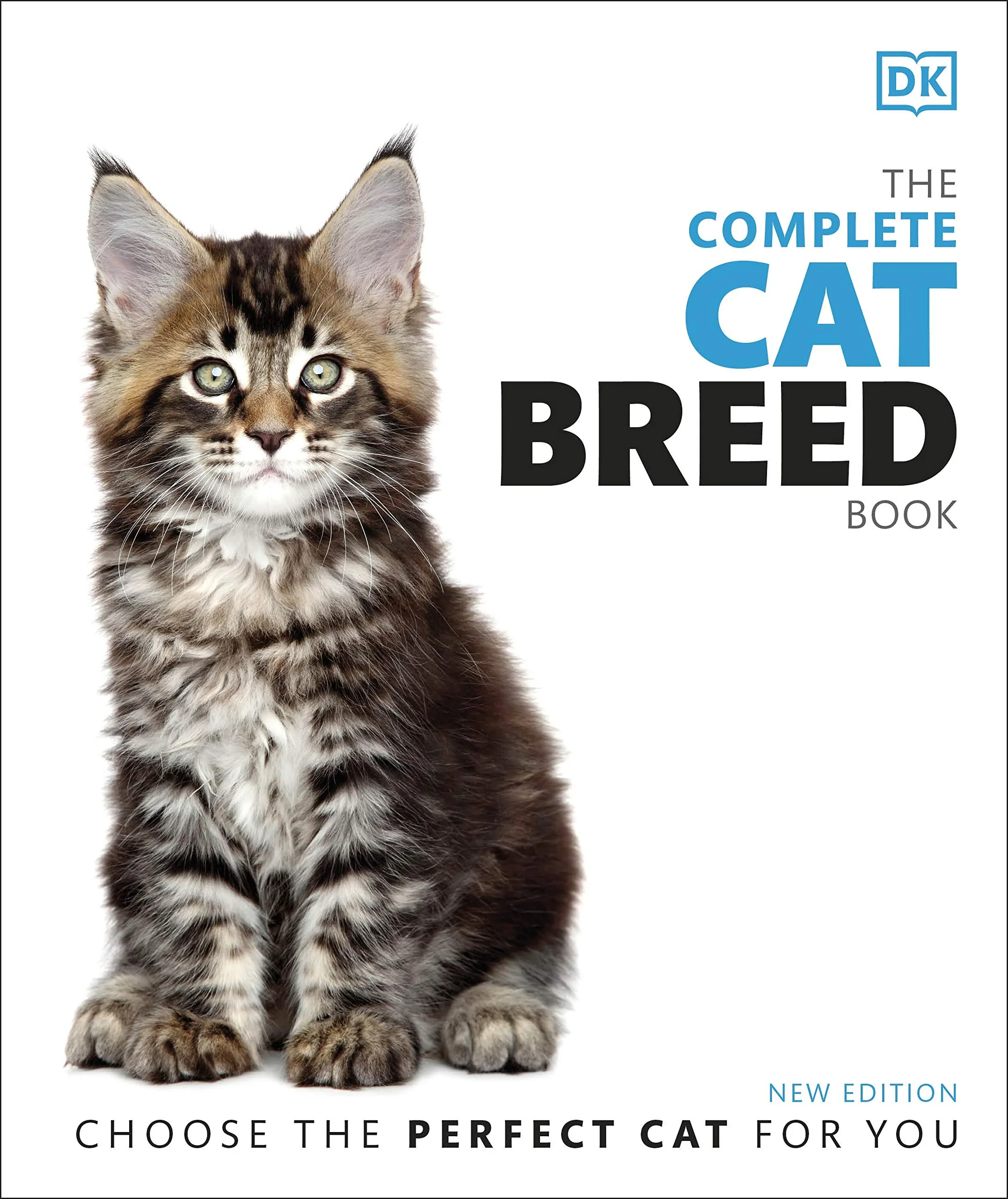 Coperta cărții "The Complete Cat Breed Book: Choose the Perfect Cat for You" de DK