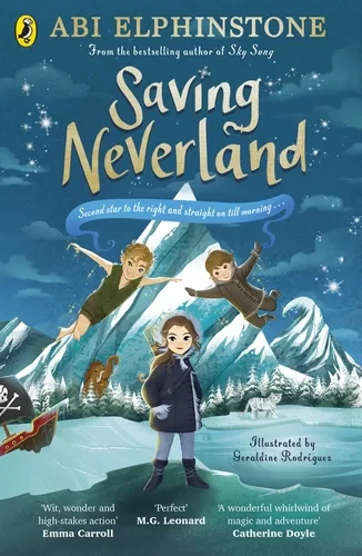 Coperta cărții "Saving Neverland" de Abi Elphinstone