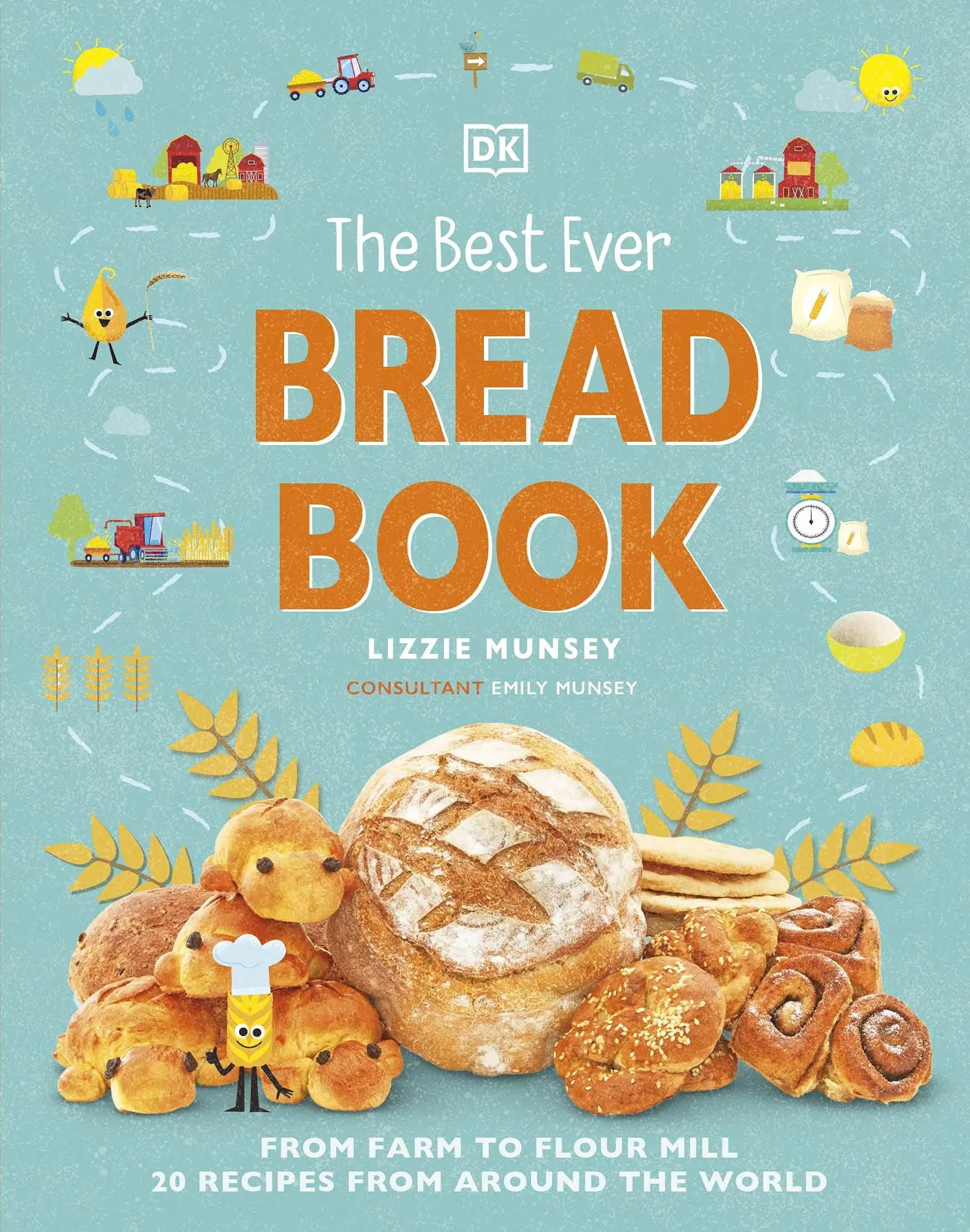 Coperta cărții "The Best Ever Bread Book" de Lizzie Munsey, Emily Munsey