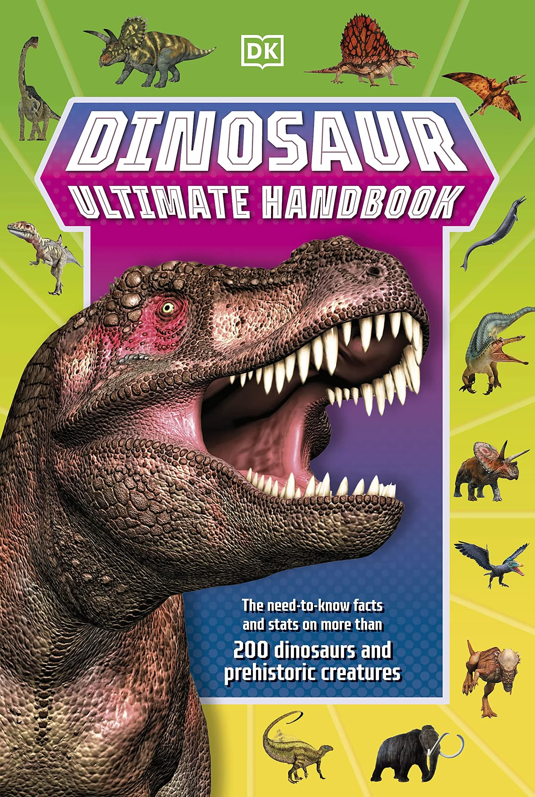 Coperta cărții "Dinosaur Ultimate Handbook" de DK