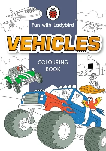 Coperta cărții "Fun With Ladybird: Colouring Book: Vehicles" de Ladybird