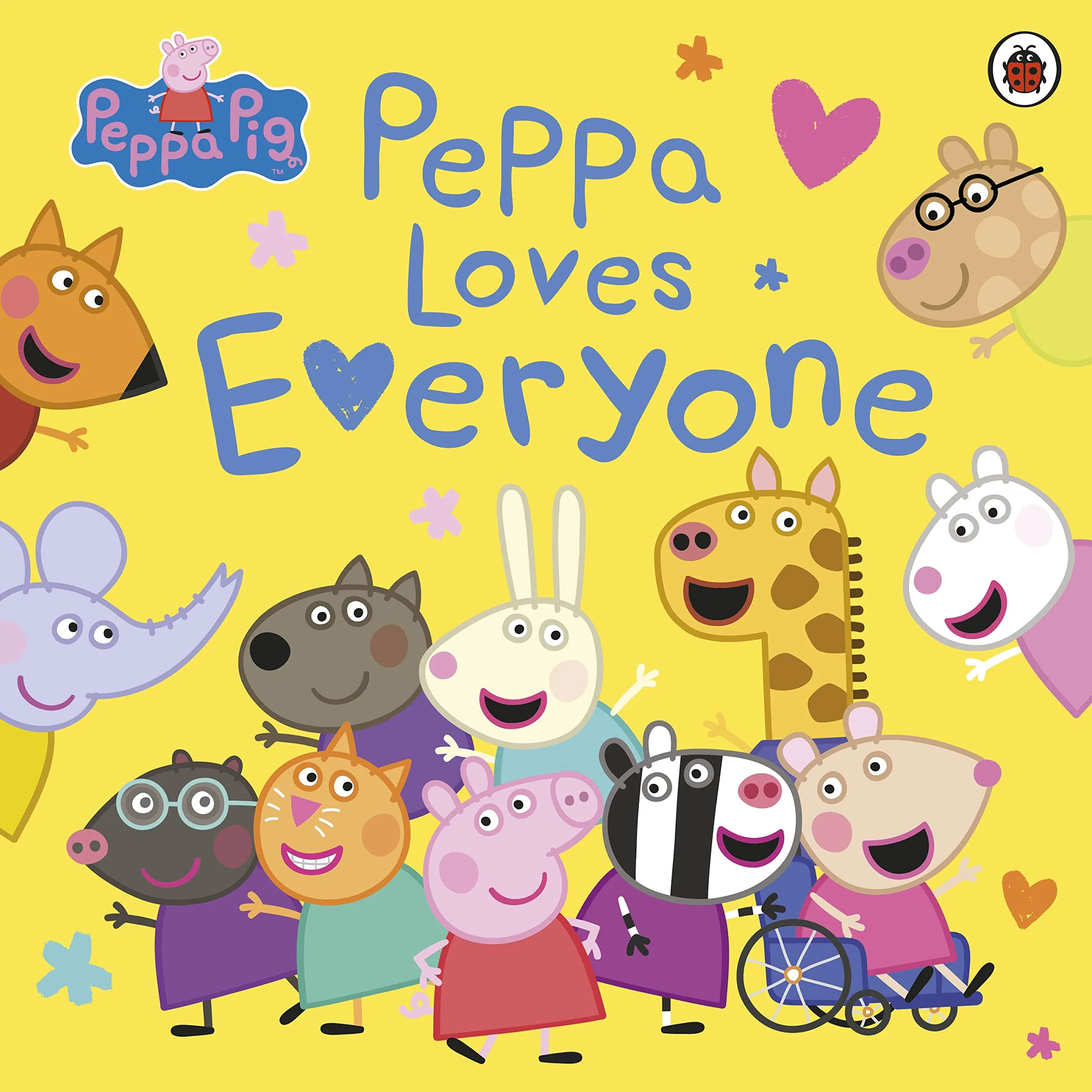 Coperta cărții "Peppa Pig: Peppa Loves Everyone" de Peppa Pig