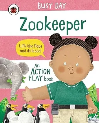 Coperta cărții "Busy Day: Zookeeper" de Dan Green