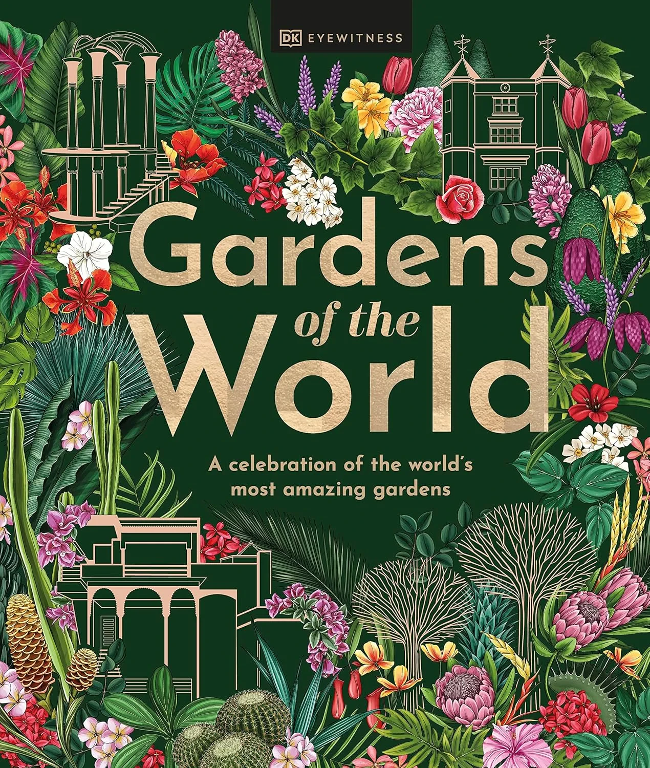 Coperta cărții "Gardens of the World" de DK Eyewitness