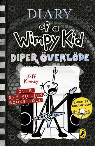 Coperta cărții "Diary of a Wimpy Kid: Diper Överlöde" de Jeff Kinney