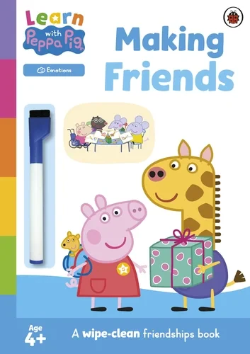 Coperta cărții "Learn with Peppa: Making Friends" de Peppa Pig