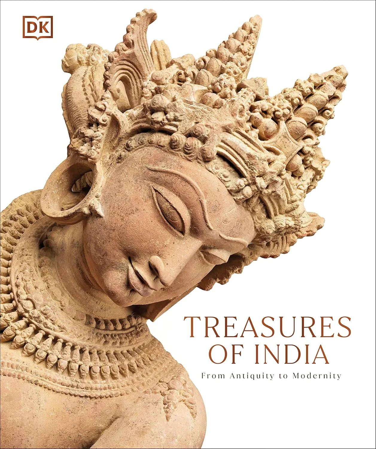 Coperta cărții "Treasures of India: From Antiquity to Modernity" de DK