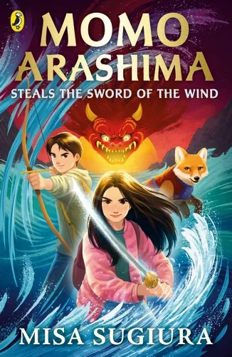 Coperta cărții "Momo Arashima Steals the Sword of the Wind" de Misa Sugiura