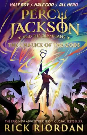 Coperta cărții "Percy Jackson and the Olympians: The Chalice of the Gods" de Rick Riordan
