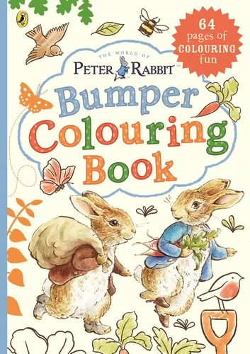Coperta cărții "Peter Rabbit Bumper Colouring Book" de Beatrix Potter