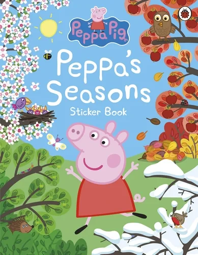 Coperta cărții "Peppa Pig: Peppa's Seasons Sticker Book" de Peppa Pig