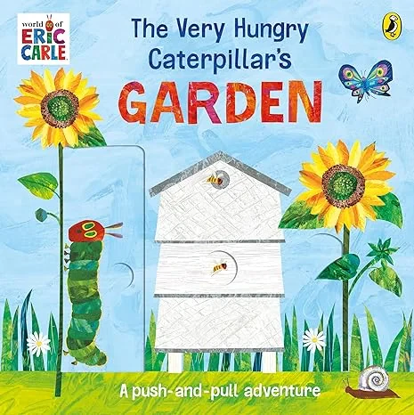 Coperta cărții "The Very Hungry Caterpillar’s Garden" de Eric Carle
