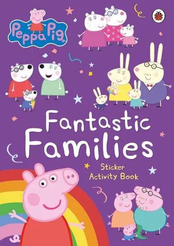 Coperta cărții "Peppa Pig: Fantastic Families Sticker Activity Book" de Peppa Pig