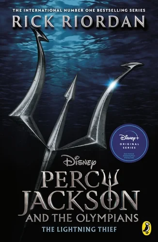 Coperta cărții "Percy Jackson and the Olympians: The Lightning Thief" de Rick Riordan
