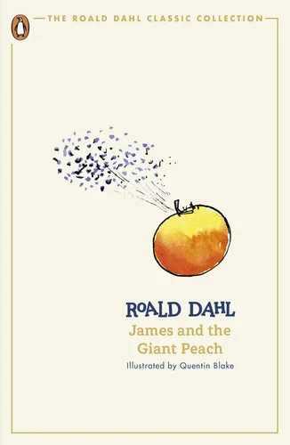 Coperta cărții "James and the Giant Peach" de Roald Dahl