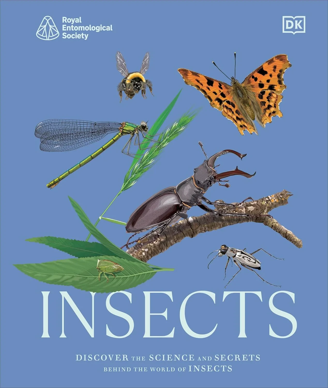 Coperta cărții "RES Insects: Discover the Science and Secrets Behind the World of Insects" de DK