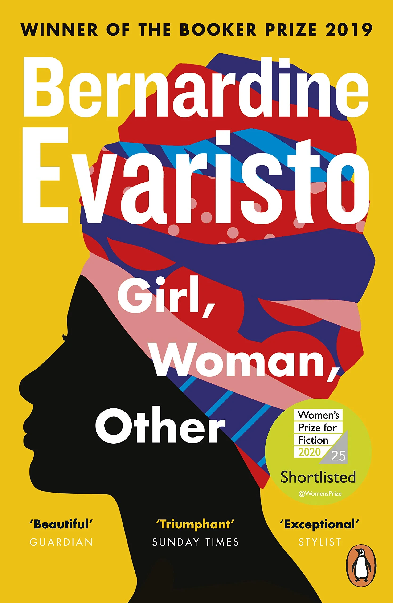 Coperta cărții "Girl, Woman, Other: WINNER OF THE BOOKER PRIZE 2019" de Bernardine Evaristo