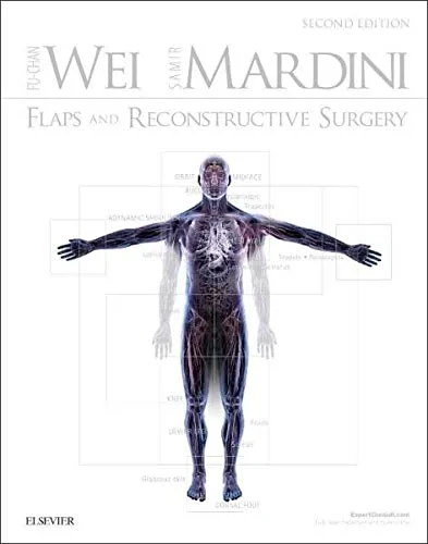 Coperta cărții "Flaps and Reconstructive Surgery, 2nd Edition " de Fu-Chan Wei, Samir Mardini