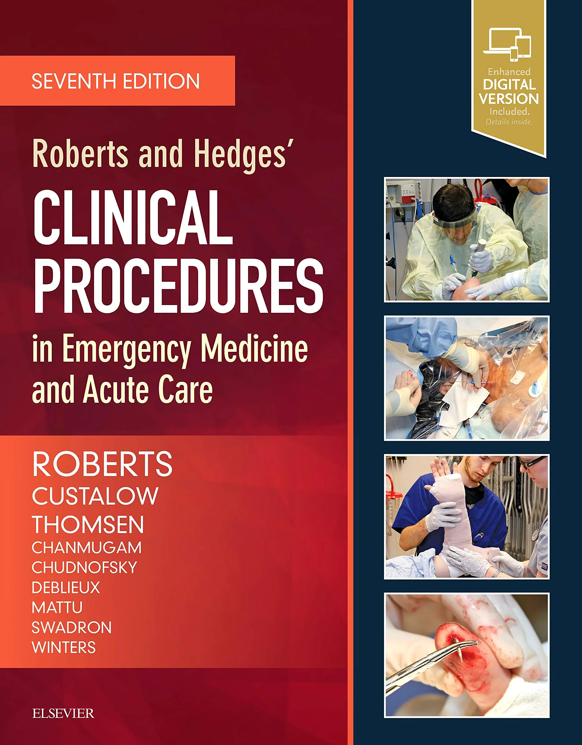 Coperta cărții "Roberts and Hedges' Clinical Procedures in Emergency Medicine and Acute Care, 7e" de James R. Roberts MD FACEP FAAEM FACMT