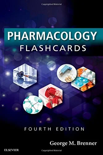 Coperta cărții "Pharmacology Flash Cards" de George M. Brenner PhD
