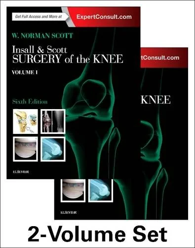 Coperta cărții "Insall &amp; Scott Surgery of the Knee, 2-Volume Set, 6th Edition" de W. Norman Scott