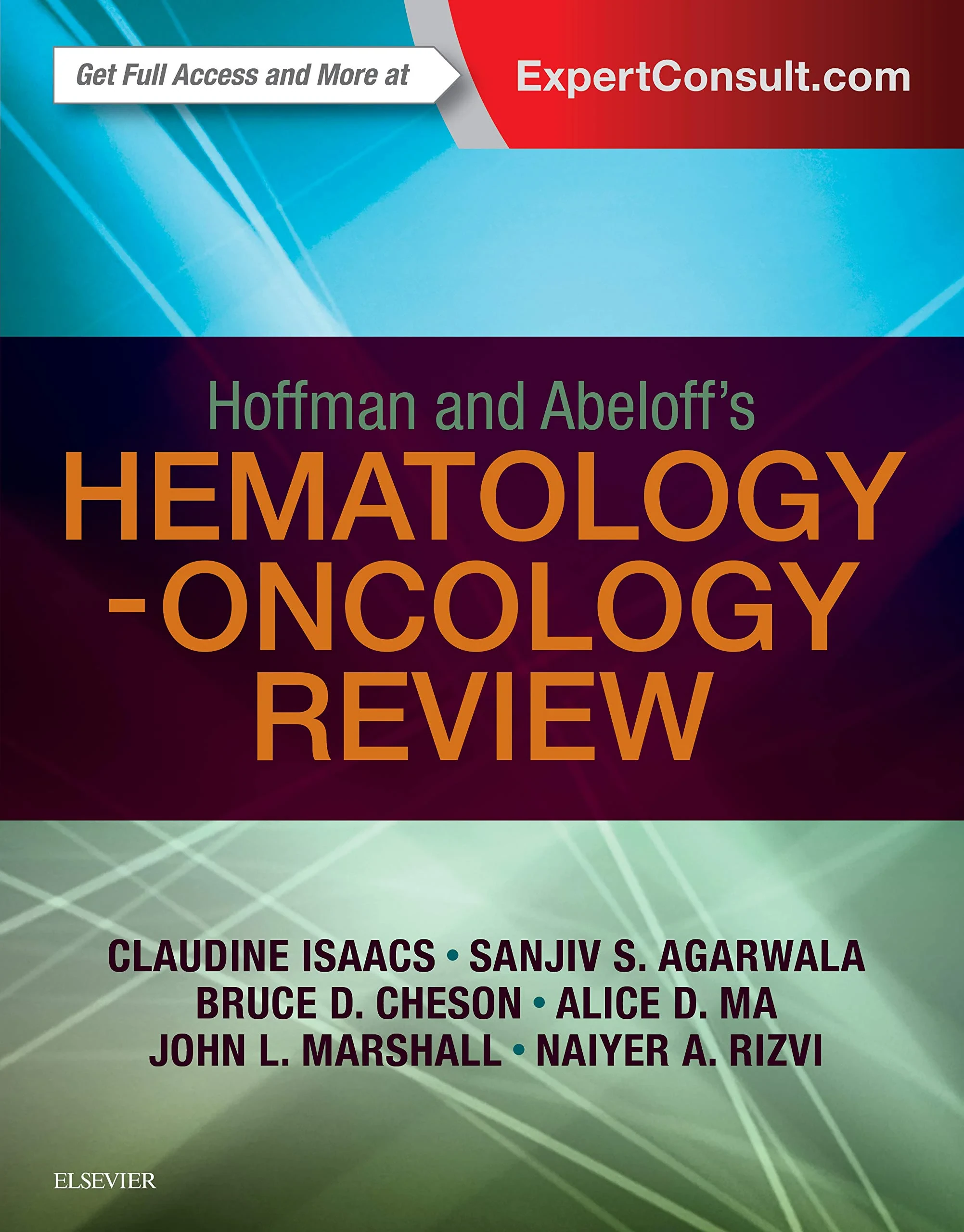Coperta cărții "Hoffman and Abeloff's Hematology-Oncology Review" de Ma, Isaacs, Agarwala, Cheson, Marshall &amp; Rizvi